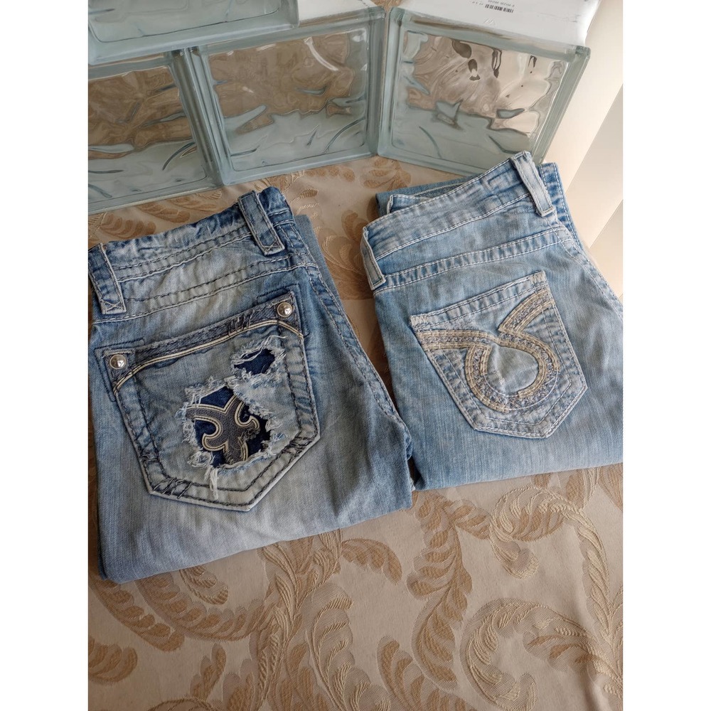 Men's 30R Rock Revival and Big Star Bootcut Jean Pants